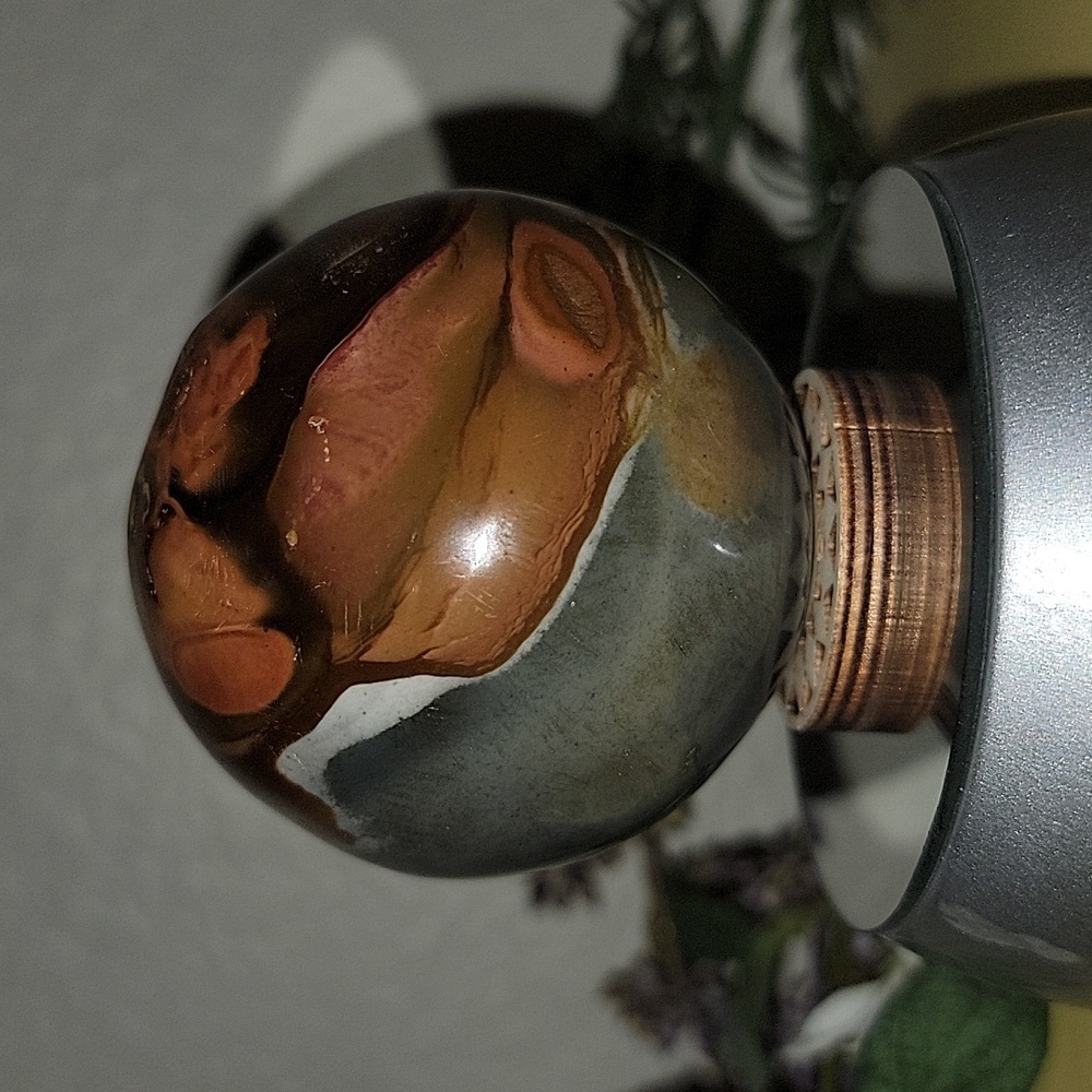 Polychrome Jasper Sphere Large New Gift Bohemian